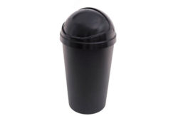 HOME Curver 50L Bullet Bin - Black.